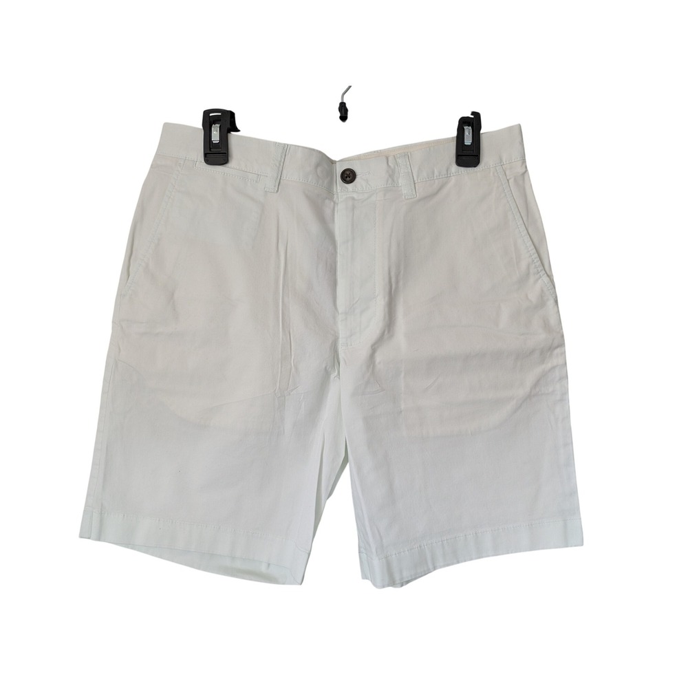 J. Crew 9" Portsider‎ Stretch Chino Shorts Mens Size 31 White NWT CH150